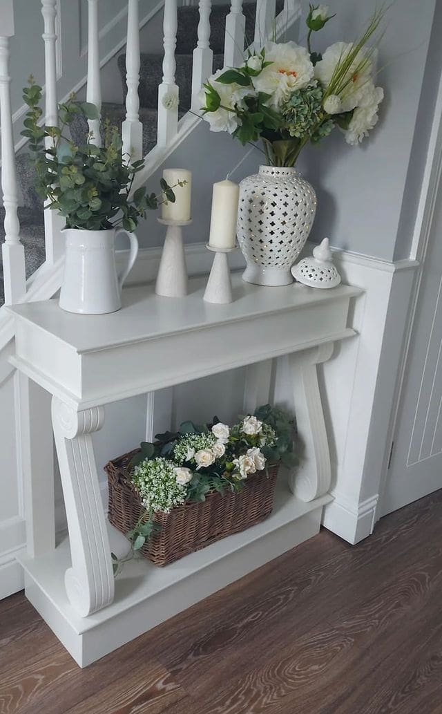 Small hallway table