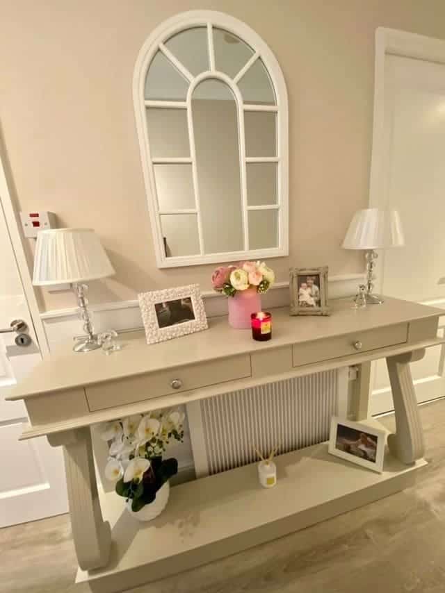 Large console table with two drawers