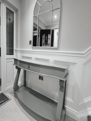 Grey Console Table
