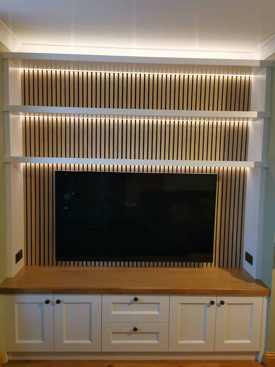 Fitted TV Alcove Unit