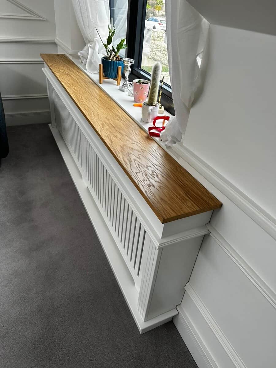 Oak radiator cover