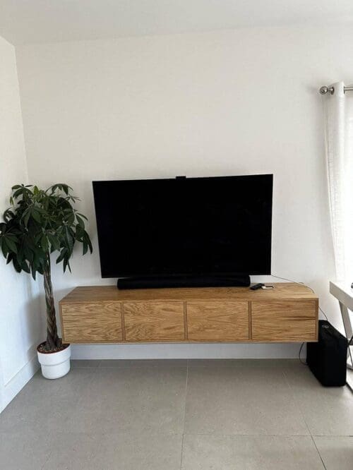 Oak TV unit