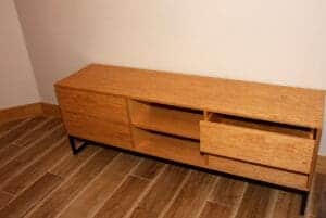 Oak TV unit