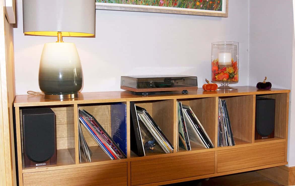 Retro furniture stereo unit