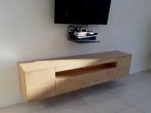 Floating TV Unit made from Oak