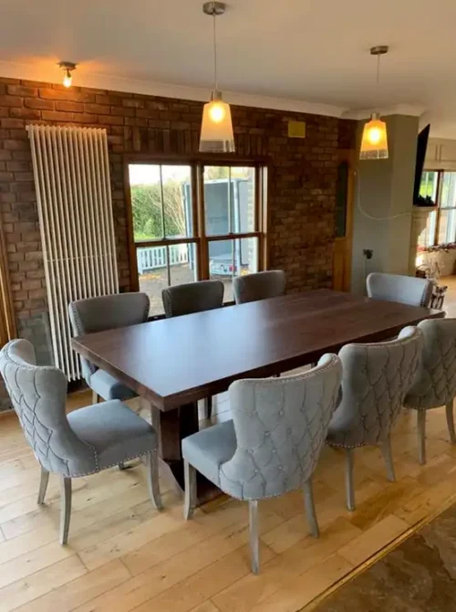 Walnut dining table