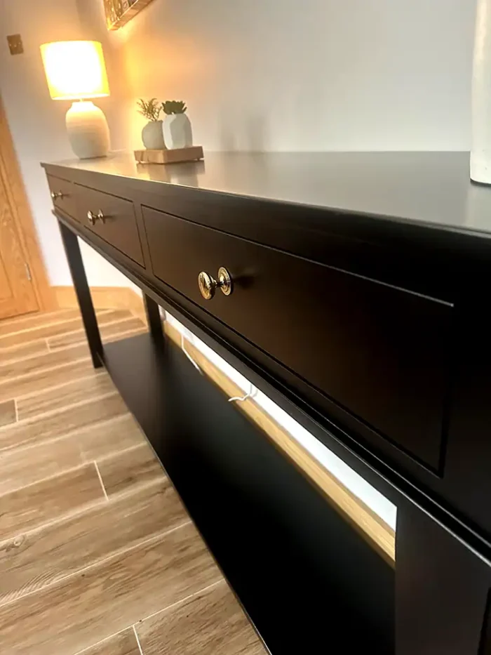 Long console table