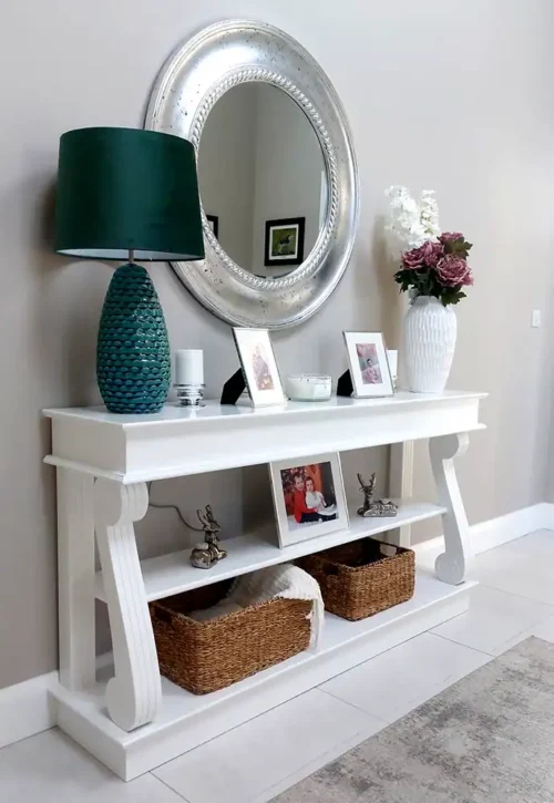 Console Table with shelf