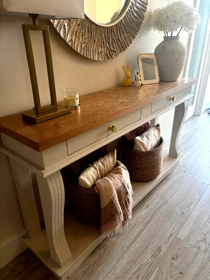 Oak Console Table