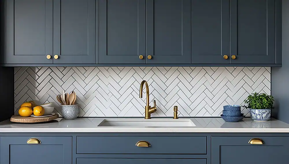 Blue Shaker Kitchen