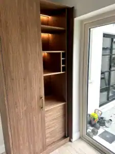 Larder Unit with fold away doors