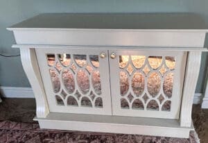 Side Board with morrored doors