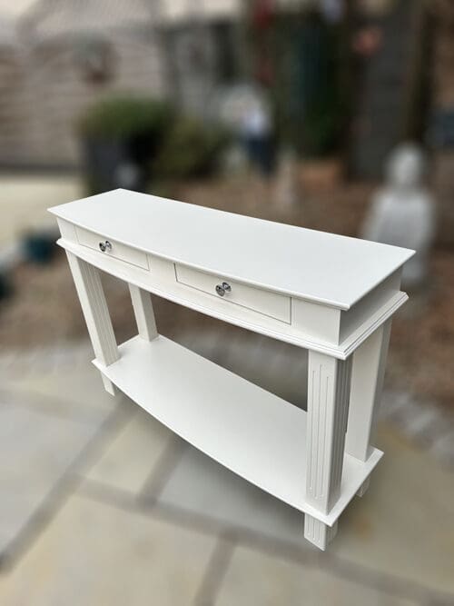 Curved Console Table
