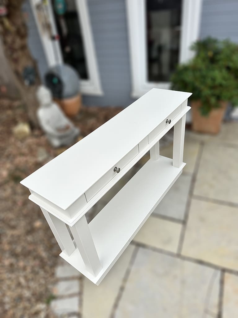 White Console Table