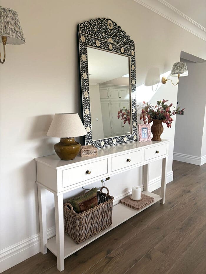 console table with storage