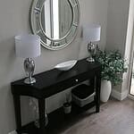 Decorated Console Table