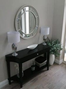 Decorated Console Table