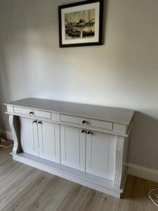 Sideboard with closed doors