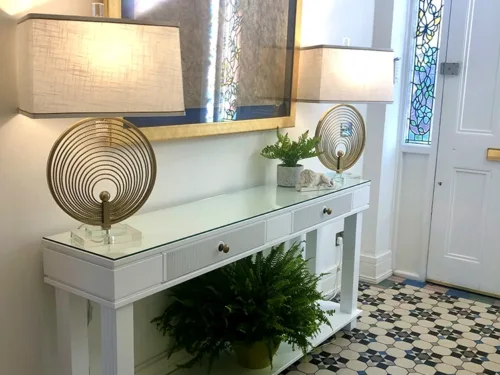 Custom made Cork Console Table