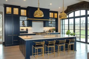 Deep Blue Kitchen