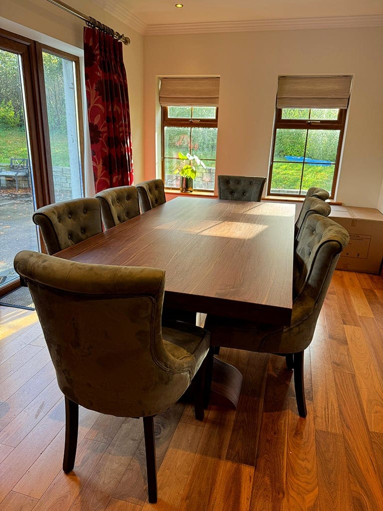 Walnut Dining Table Walnut Cetnrepiece Table