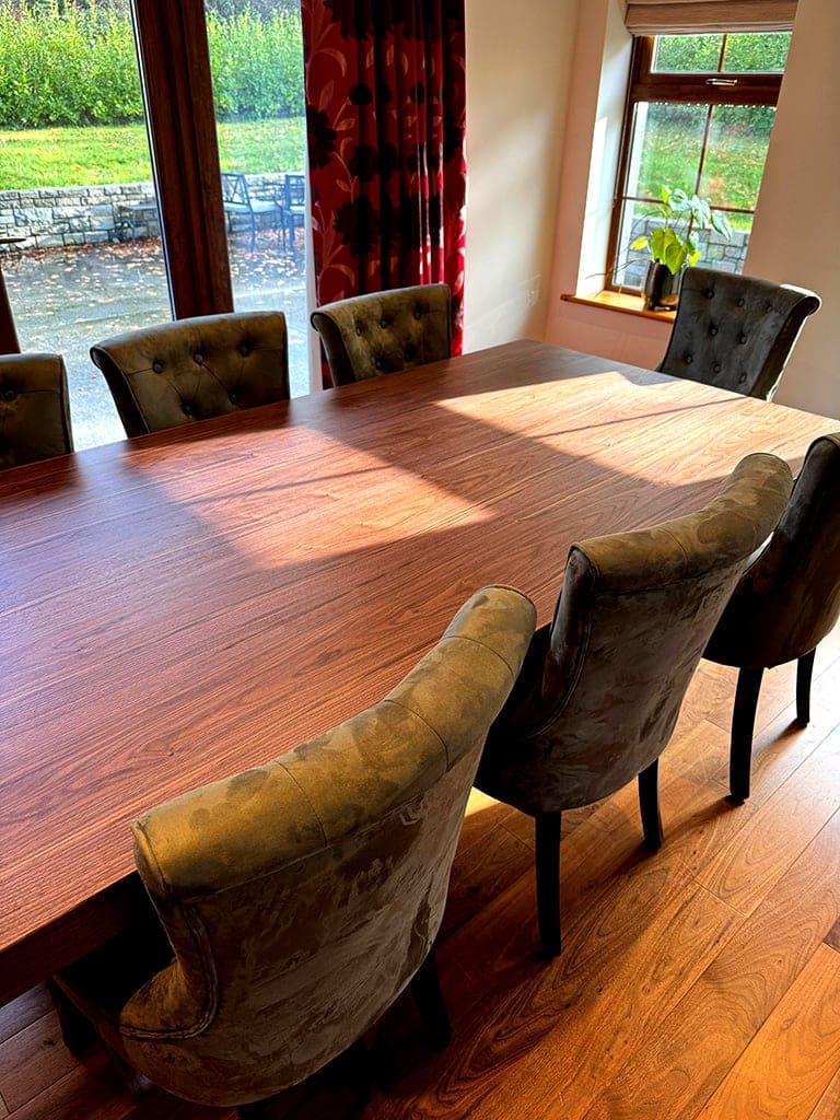 Walnut Dining Table Long Walnut Dining Table